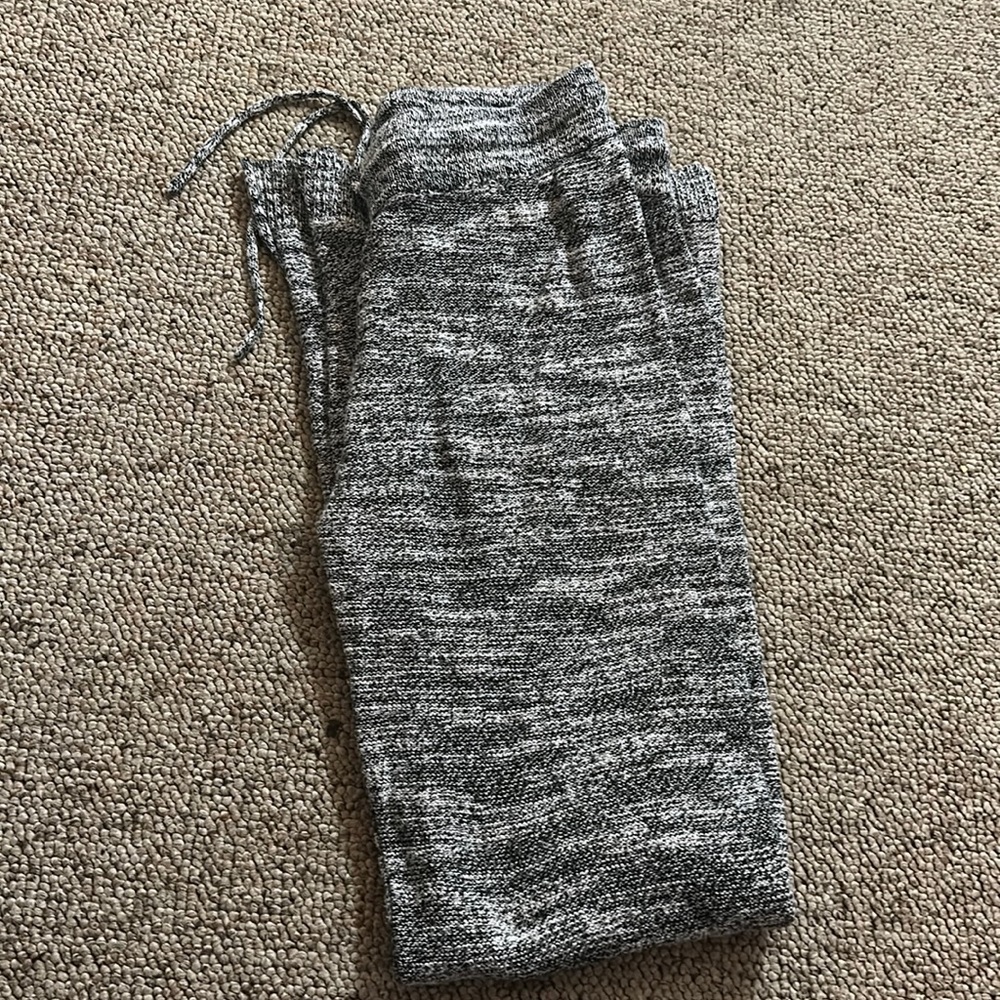 Grey, Black, & White Comfy Pants.